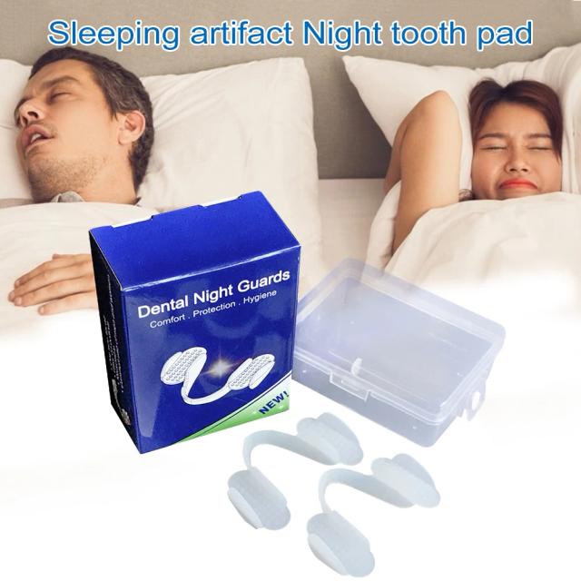 Protetor Dental Universal de Silicone para Moagem e Apertamento Noturno - 2 Peças Anti-Wear com Conforto Máximo