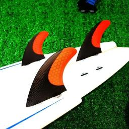 Bilong fcs aletas da prancha de surf gêmeo tri fin um conjunto g5 tamanho fibra de vidro núcleo desempenho com carbono m tamanho surf fin - Image 6