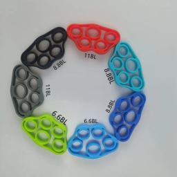 Banda de resistência elástica para o exercício do dedo, Anel de borracha de treinamento fitness Puxar anel, Hand Grip Extender, 1 Pc - Image 5
