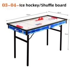 Mesa dobrável multifuncional para crianças, mesa para bilhar em casa, tênis de mesa, hóquei no gelo, mesa shuffleboard, 4 em 1 - Image 5