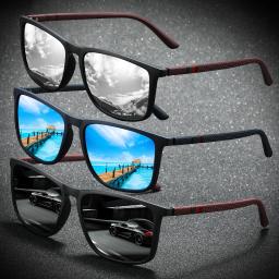 2/3 pçs novo 2025 quadrado polarizado óculos de sol anti brilho tons para festa de verão férias viagem condução pesca uv400 - Image 1