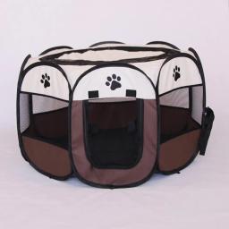 Caixa De Pano Dobrável Pet, Canil Oxford Dog, Cercadinhos De Gato, Gaiola de cachorro - Image 2