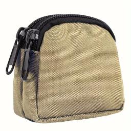 Pequena capacidade exterior escalada saco, portátil compacto com zíper bolso com cinto loop, estilo esportivo, 2,75x1,18x2,75 ", 1pc - Image 1