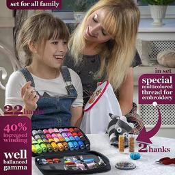 Multi-função Kits De Costura, Box Set, Suprimentos para Mão Quilting, Costura, Bordado, Acessórios De Rosca, Kits DIY, 68 Pcs, 98Pcs - Image 6