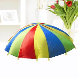 Rainbow Parachute Toys for Kids, Teamwork Game Prop, Jump Bag, Bounce Play Mat, Atividade escolar, Puzzle Game, 1,1 m de diâmetro - Image 1