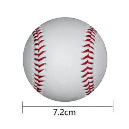 Alta qualidade 9 "artesanal baseballs pvc superior de borracha interior macio bolas de beisebol bola softball treinamento exercício bolas de beisebol - Image 6