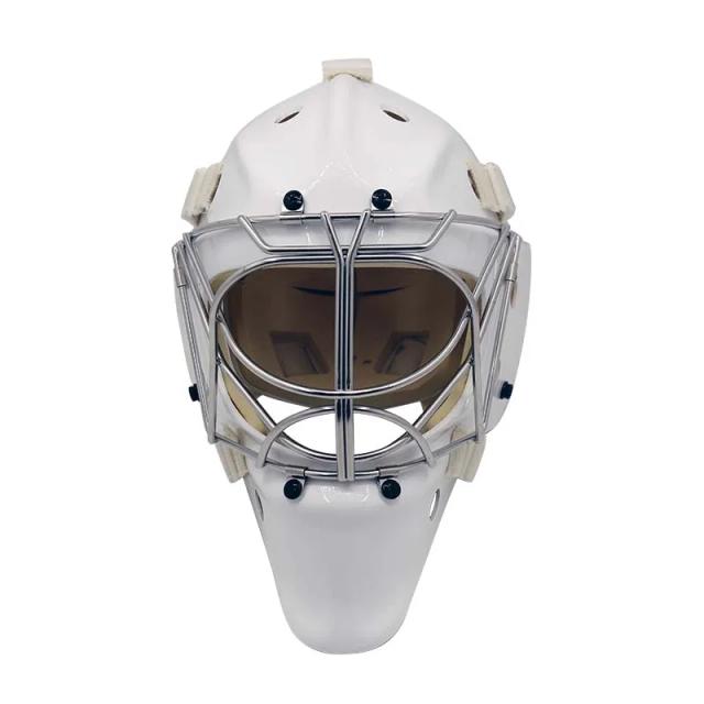 Capacete de Goleiro de Hóquei no Gelo em Policarbonato para Máxima Proteção e Conforto