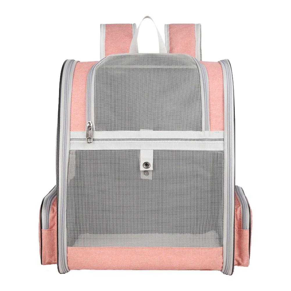 Dobrável Pet Transportadora Mochila com Tapete, Mochila Portátil Respirável, Apto para Até 5kg Cão e 7kg Gato - Image 1