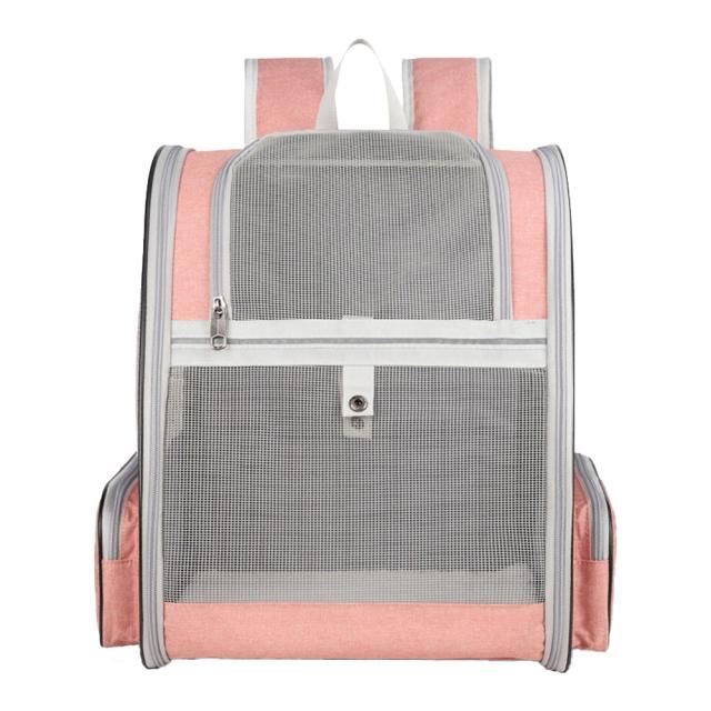 Mochila Dobrável para Transporte de Pets com Tapete, Portátil e Respirável - Ideal para Cães até 5kg e Gatos até 7kg