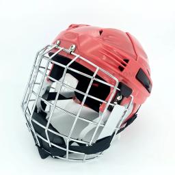 Capacete de proteção para hóquei no gelo, skate e rugby, chapéu esportivo profissional, jogo de treinamento com máscara, adulto e criança - Image 5