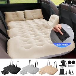 Colchão de ar inflável para carro, Cama de acampamento com bomba de ar - Image 1