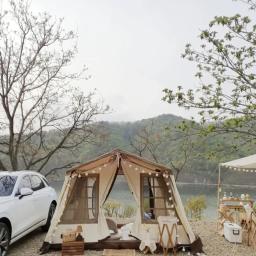 Barracas automáticas do acampamento do Glamping, grandes eventos exteriores, inverno - Image 5