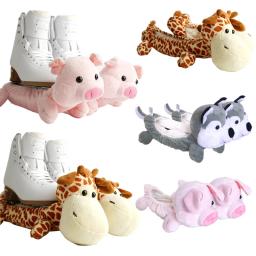 1 par bonito animal patins de gelo patinação artística soakers lâmina cobre blankie guardas patinação acessórios vários padrões tamanho 26-38 - Image 1