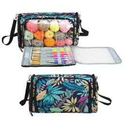 Conjunto de agulhas de tricô portátil Kits de crochê para iniciantes Kits de armazenamento Multi Color Artesanato DIY Ferramenta de costura - Image 1