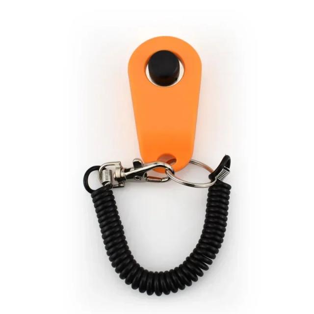 Clicker de Treinamento com Pulseira para Cães e Gatos: Suprimentos Eficazes para Educá-los com Amor