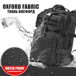 Mochilas táticas de grande capacidade para trekking, camping, bolsas de caça, esportes camuflados, bolsas multifuncionais, 30L, 50L - Image 3
