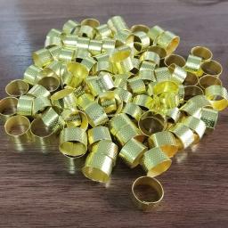 10 pçs dedal ferramenta de ponto cruz artes artesanato agulha de costura artes artesanato ferramentas de costura acessório diy retalhos ferramentas tamanho ajustável - Image 3