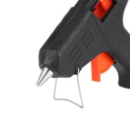 20w elétrica do agregado familiar mini pistola de cola quente com suporte calor industrial arma excelente fixação para diy artesanato artes reparação ferramenta - Image 1