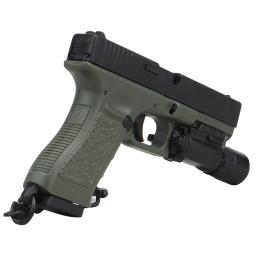 Tactical Pistol Shape Keychain, Arma G17 Arma Lanterna, Tendência Anel, Mini Decorações destacáveis portáteis, Presente de Tiro Paintball - Image 4