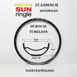 Sunringle DUROC Mountain Bike Jantes 30/35/40M Off-Road 27.5/29 Polegadas Rodas de Bicicleta Acórios de Equipamentos de Ci... - Image 1
