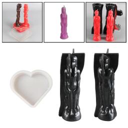 Plástico 3D Pessoas Moldes De Vela, Artesanato De Resina Artesanal, DIY Ornamentos De Molde Cera De Abelha, Casamento Vela Fazendo, Ferramenta De Sabão - Image 3