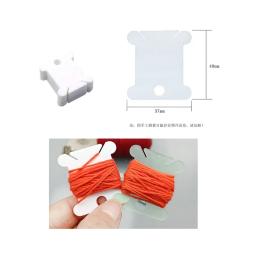 Conjunto de bobinas de plástico e enrolador de bobina, múltiplas cores, cartão de linha, fio de bordar, faça você mesmo, organizador de linha de ponto, ferramenta de costura - Image 6
