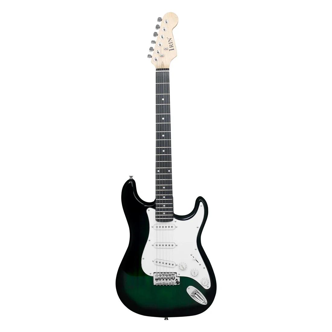 IRIN-ST Guitarra elétrica com Case, Painel Basswood, amplificador, guitarra peças e acessórios, 22 Fret, 39" - Image 1