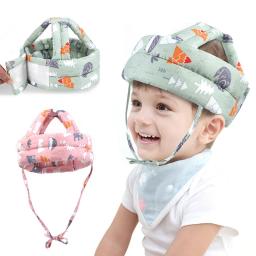 Capacete de segurança de malha de desenhos animados para criança infantil Kids Head Protection Hat for Walking, Crawling, Children Learn to Walk, Bump Caps - Image 1