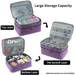Organizador De Armazenamento De Costura Ferramentas De Costura Organizador E Armazenamento Cesta De Armazenamento Para Suprimentos De Costura E Acessórios Saco De Armazenamento - Image 2