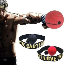 SPORTFUNSF-Bola De Velocidade De Perfuração Com Faixa De Cabeça, MMA Muay Thai Boxe, Tempo De Reação De Treinamento, Treinador Esporte, Exercício De Fitness, Ginásio - Image 6