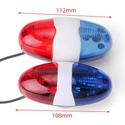 Luz dianteira de bicicleta com 6 led, sirene, buzina elétrica para ciclismo - Image 3