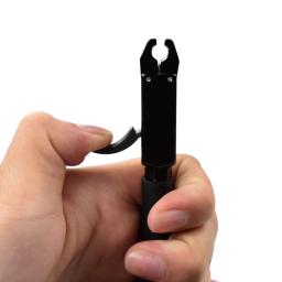 Cor preta tiro com arco pinça liberação ajuda arco composto cinta tiro pro seta gatilho pulseira tiro com arco - Image 5