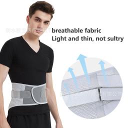 Cinto de apoio lombar ajustável cinta lombar escoliose fitness levantamento de peso agachamento duro puxando cinto muscular abdominal - Image 3