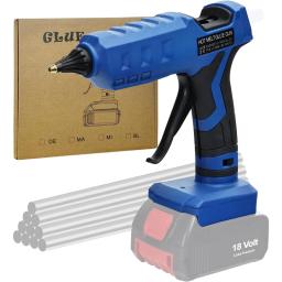Pistola de cola sem fio elétrica Hot Melt, Home DIY Artesanato Reparação Ferramentas, Bateria Li-ion Bosch 18V, 50W - Image 1