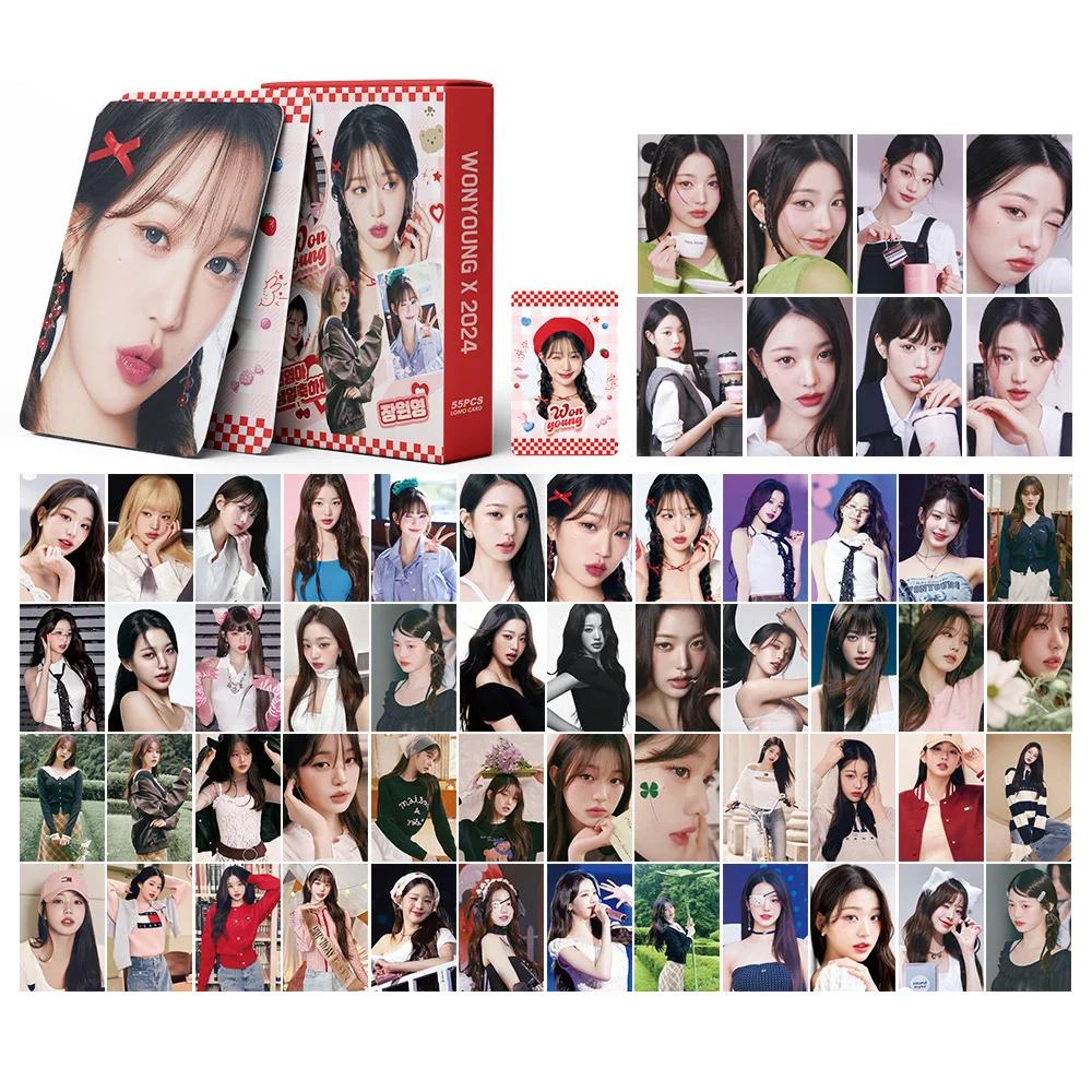 Zhang Yuanjing celebridade circundante LOMO Card, Fan Coleção Cartão Postal, Cartão de foto Solo, Popular Idol Grupo Álbum, Clássico, 55pcs - Image 1
