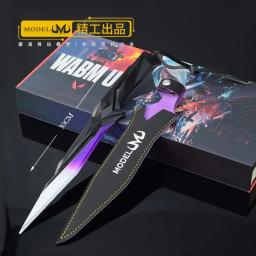 Brinquedo Metal Samurai Sword, Faca Valorant Singularity, Modelo de Arma, Ornamentos Samurai, Coleção Karambit, Caixa de Presentes Segura, 30cm - Image 2