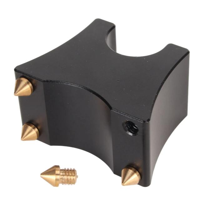 Cabo de Alumínio Hi-Fi com Isolamento para Alto-Falantes e Suporte, 2 Peças Ideal para Amplificador e CD Player