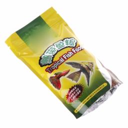 Comida de peixes tropicais para peixes pequenos, Tanque de aquário, Alimentos frescos para lanterna Guppy, Grão 98g, 1 saco - Image 4