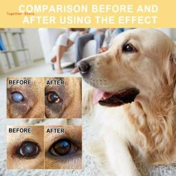 Colírio calmante para animais estimação, gotas transparentes para cães e gatos, 20ml, solução para cuidados com os olhos, e - Image 5