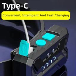 COB + XPE Indução Farol USB Recarregável LED Cabeça Lanterna Com 18650 Bateria Embutida Camping Farol Pesca Lanterna - Image 6