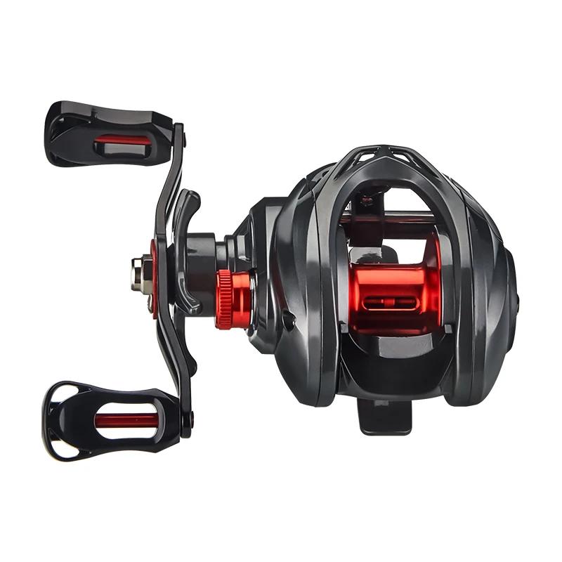 DEUKIO-Baitcasting Carretel De Pesca, Ultraleve, 5 + 1, 7.3:1 Relação, saída cerâmica híbrida, freio magnético, carretéis de alumínio, água do mar - Image 1