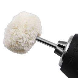 STONEGO Cabeça de polimento de roda de lã com haste de 3 mm para polimento de joias e metais, acessórios de ferramenta rotativa com 10 peças - Image 2