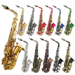 SLADE-Eb saxofone Alto com Case, E Flat Sax Alto, instrumento de sopro, saxofone, cinta, luvas, palhetas, escova de limpeza, acessórios - Image 1