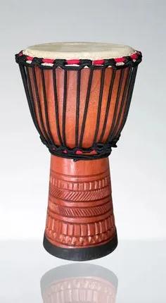 Tambor africano de couro cabra mão tambor lijiang yunnan 8/10/12 polegada adulto mestre profissional instrumento percussão - Image 1
