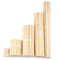 Fatia de passador de bambu plana para artesanato e modelismo, materiais para móveis bricolage, durável, modelo de construção, ferramenta para madeira, 5-40cm - Image 4