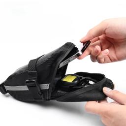 Multifunções Bicicleta Saddle Bag, Ciclismo Assento Pack, MTB Bike Acessórios, Pneu Interno Patches, Tire Lever Set - Image 2