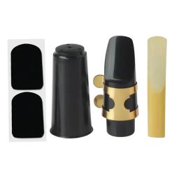 Saxofone soprano Acessórios Set, Sax Boquilhas, bocais com Reed Clip, Pescoço Bend, em linha reta, Sopros Instrumentos Acessório - Image 3