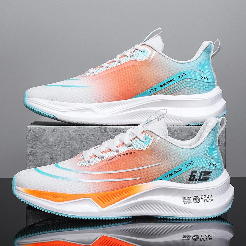 Sapatos de almofada de ar de maratona masculina, tênis casual, tênis de corrida leve, tênis confortável, calçado masculino tamanho grande 48 - Image 1