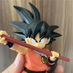 Naa anime dragon ball z son goku criança cenas clássicas figura de ação pvc dbz goku batalha piccolo vegeta mestre roshi modelo brinquedo 12cm - Image 5