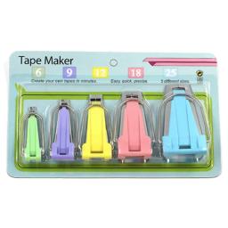 Tecido Viés Tape Makers Set, DIY costura, Quilting, Patchwork Tool, Hemming Acessórios, Ferramentas, 6mm, 9mm, 12mm, 18mm, 25mm - Image 4